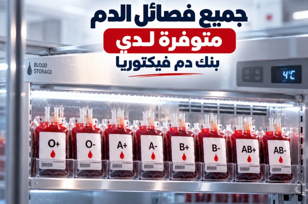 نقل الدم بجميع الفصائل